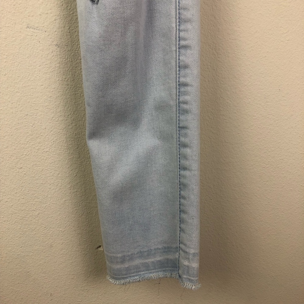 Hollister High-rise Super skinny distressed jeans size 24 light wash grunge - Picture 5 of 16